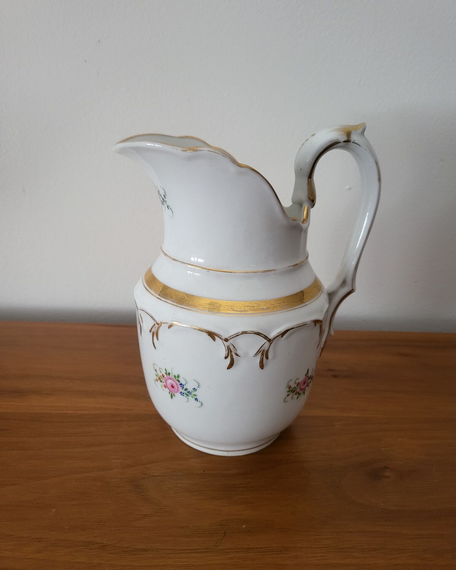 Pitcher Jug in Porcelain from Paris