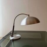 Hala desk lamp model 144 Busquet silver grey 1950s
