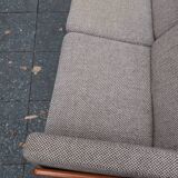 Scandinavian sofa in teak and wool À.S mobler vintage 60s Danish design