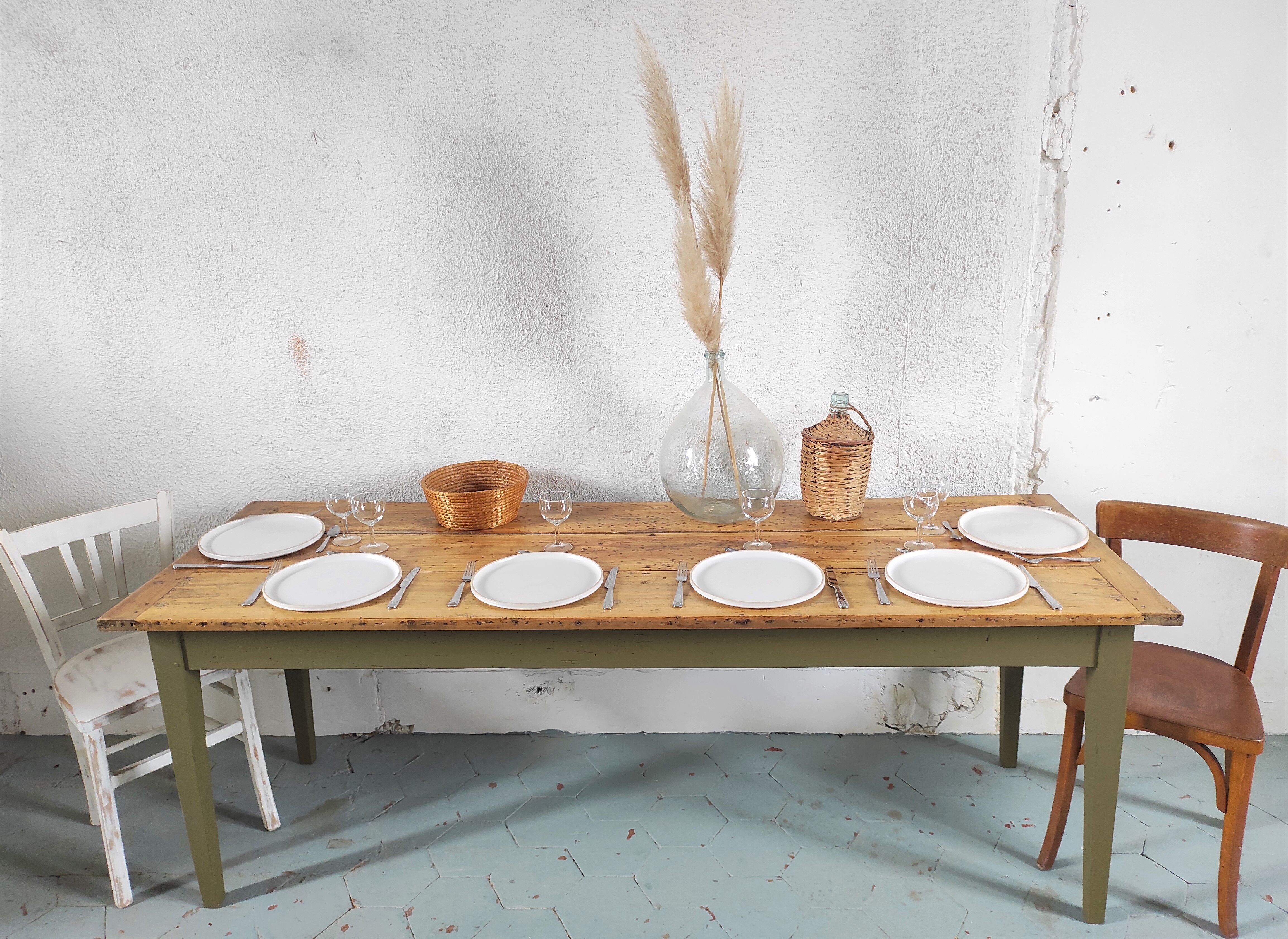 Table de ferme 210cm