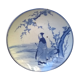 Ancient plate in arita porcelain, Japan
