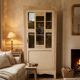 Glass-fronted Parisian wardrobe
