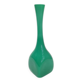 Swedish vase in green opaline