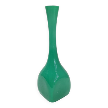 Swedish vase in green opaline