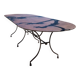 Table de jardin en fer forgé 300 cm