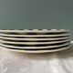 Series of 6 K&G Lunéville dessert plates, circus theme