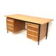 Large vintage teak wood desk/executive desk from the 1960s
