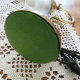 "swan neck" lamp in bronze and brass from 1900