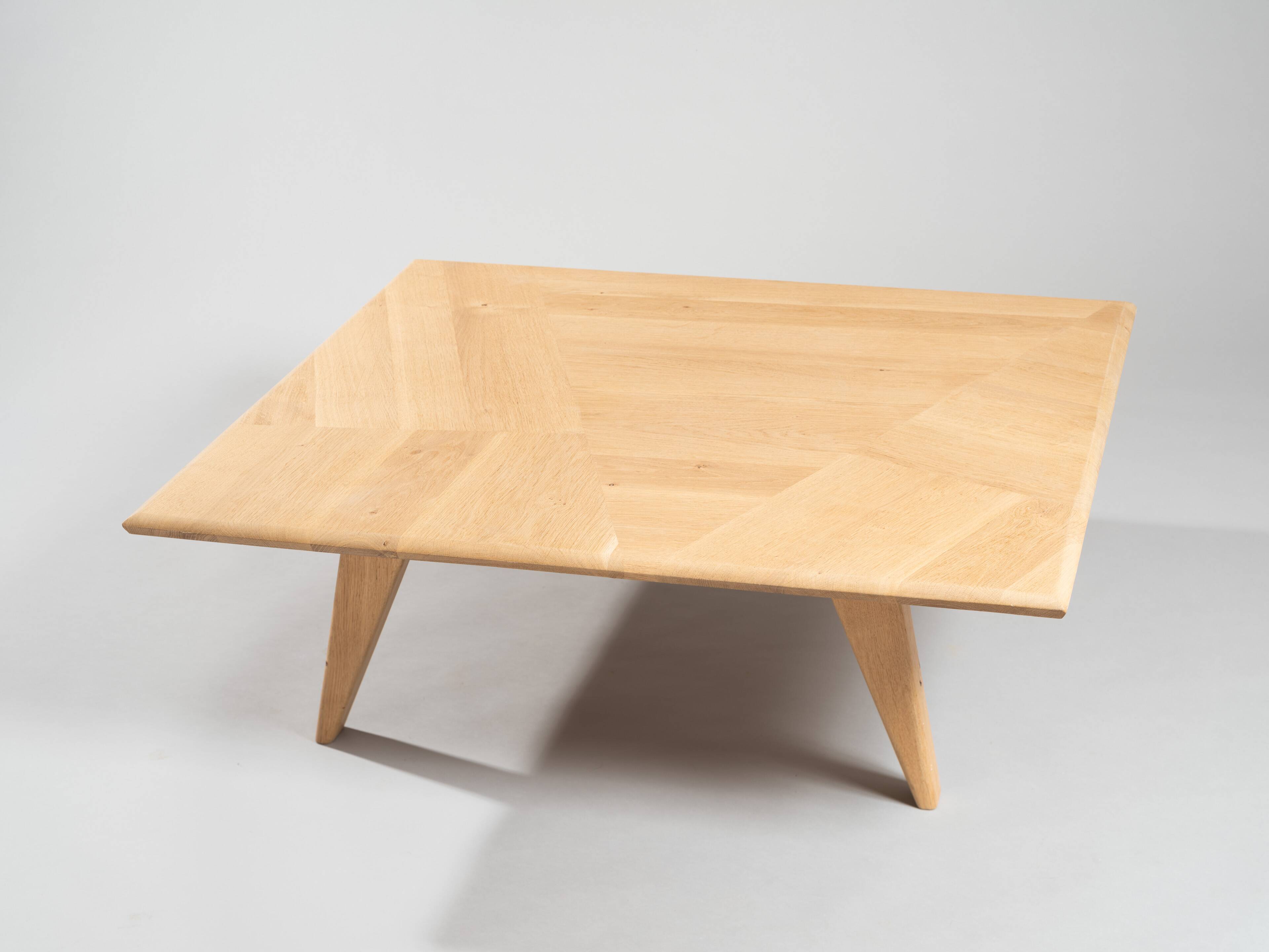Solid oak coffee table