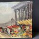 Tableau 1959 "The Flower Market of La Madeleine"