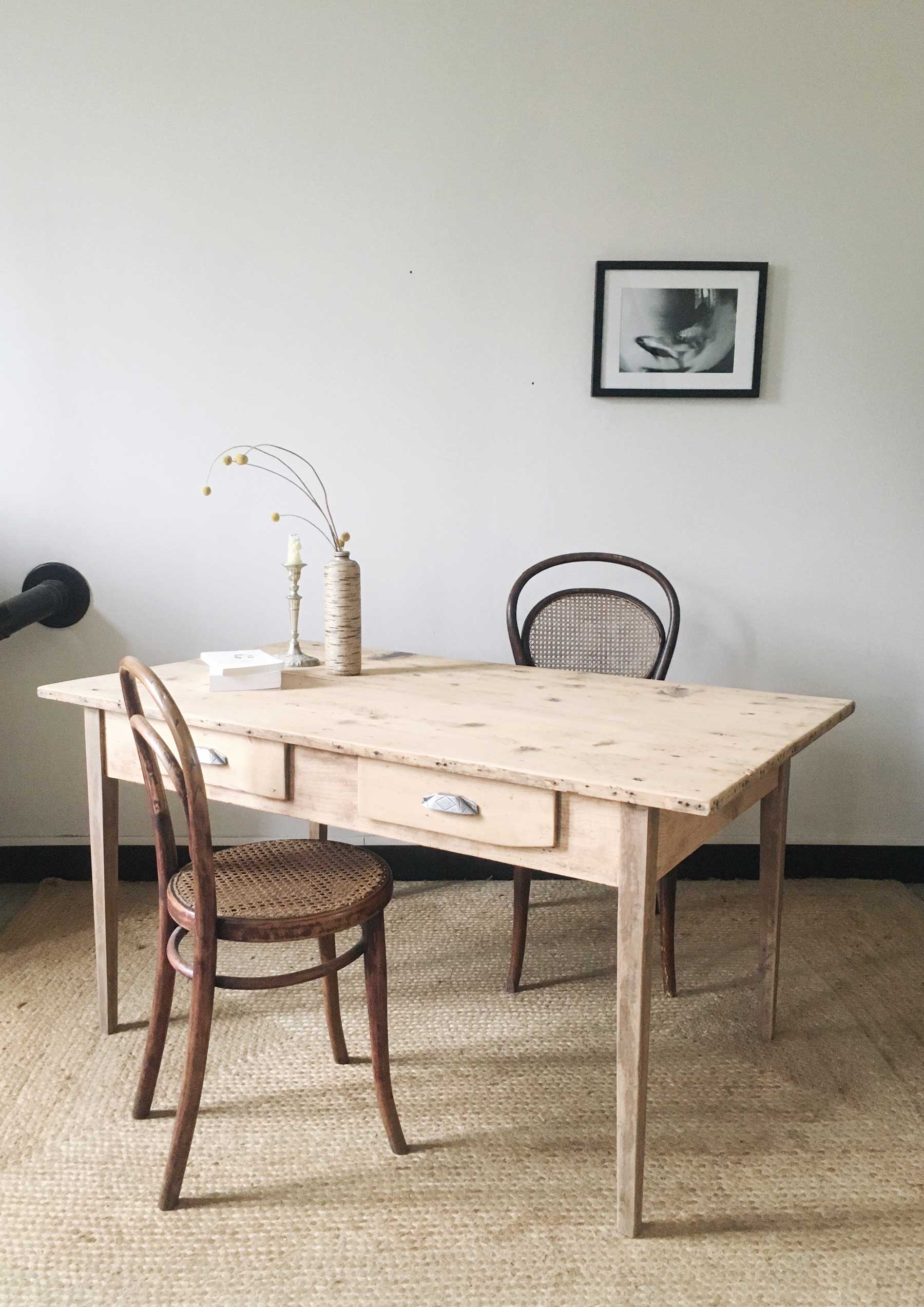 Antique dining table