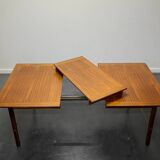 Palisander dining table denmark 1960s extendable mcm