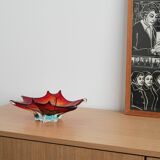 Platter, Murano glass, Italian design, 1970s, production: Italy