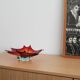 Platter, Murano glass, Italian design, 1970s, production: Italy