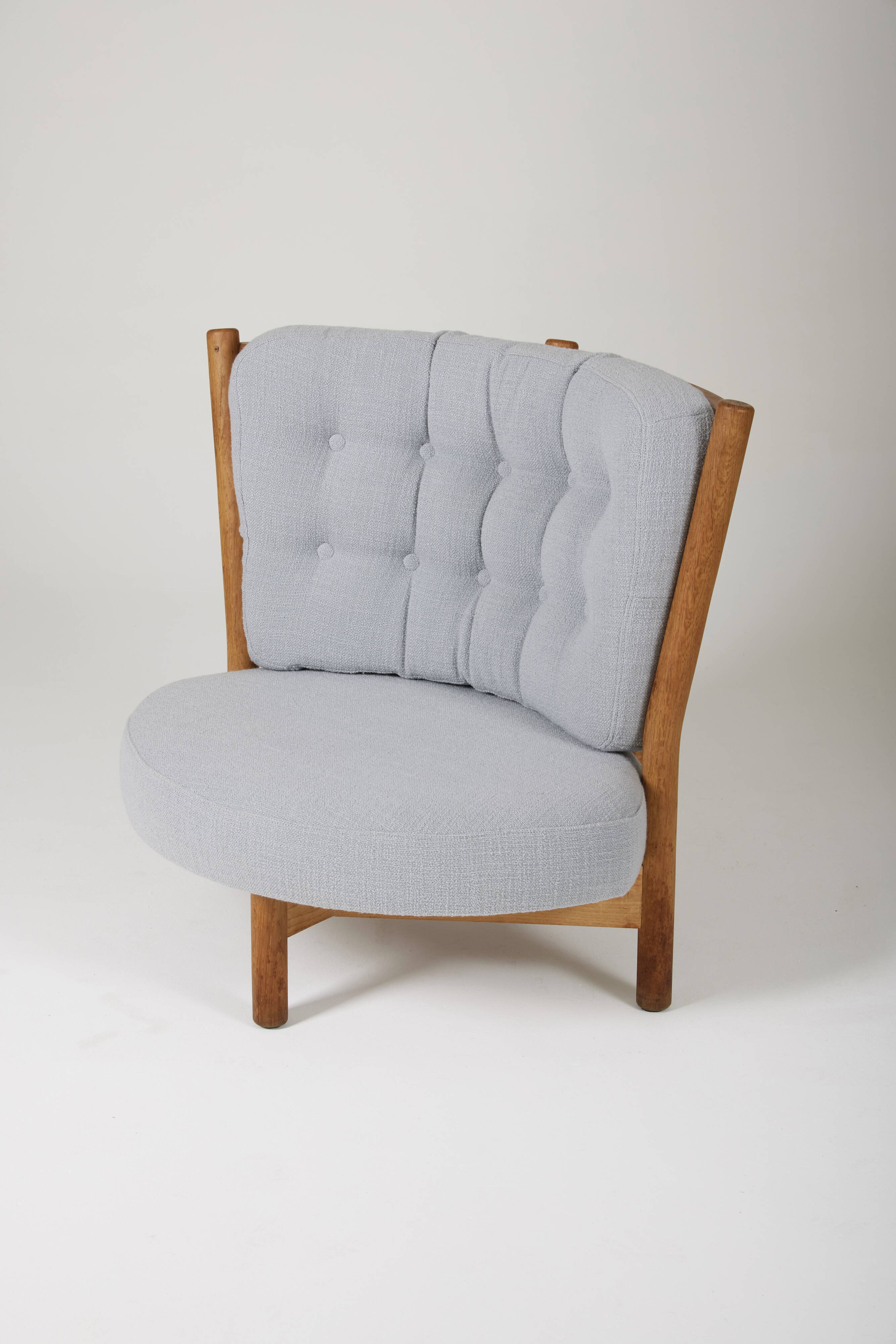 Guillerme & Chambron wooden armchair
