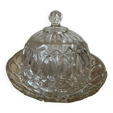 Old cheese bell and its dish