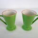 6 mugs en céramique colorée, Churchill England