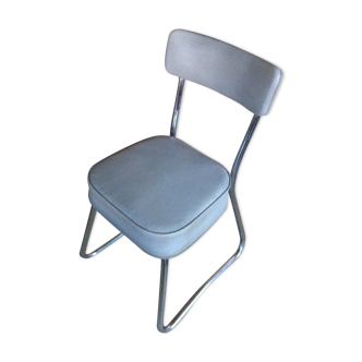 Fauteuil de bureau vintage en métal, chrome et tissu par Jacob Jensen pour  Labofa, Danemark 1960