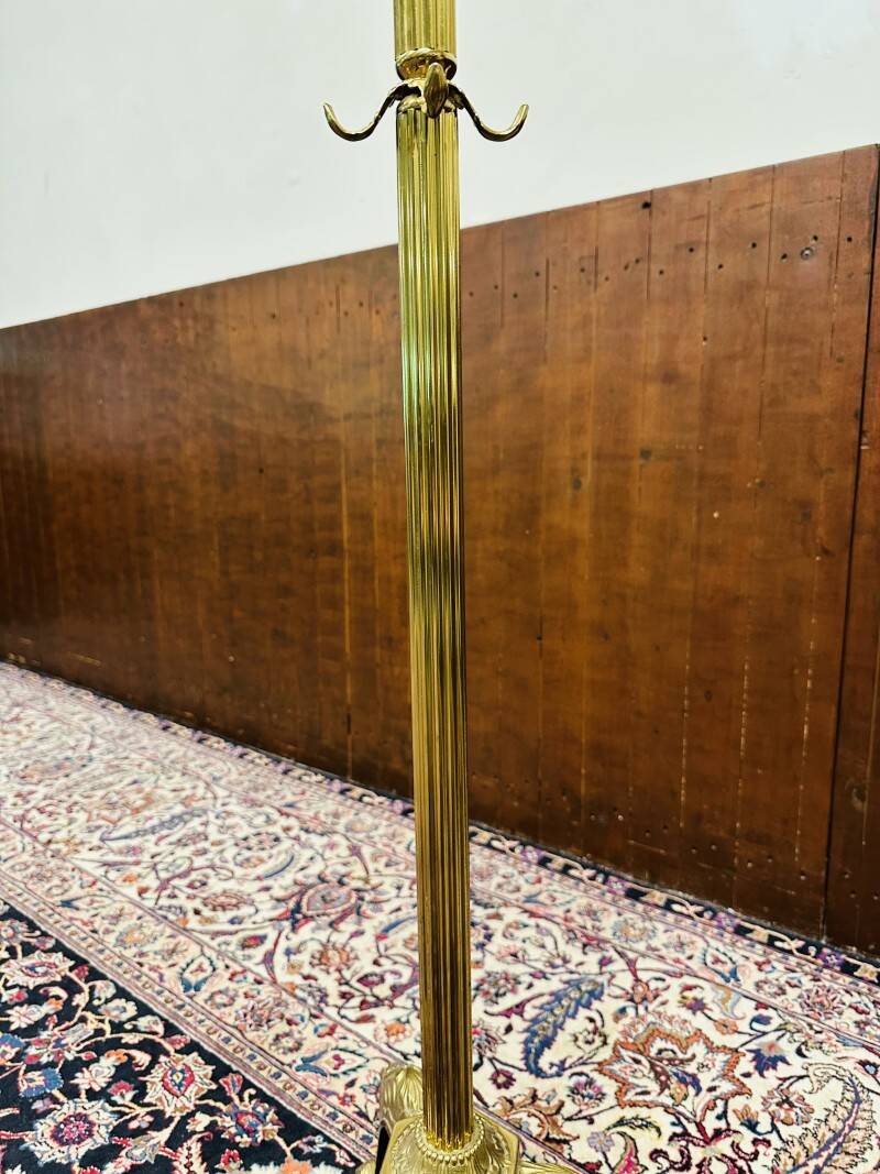 Classic brass coat rack