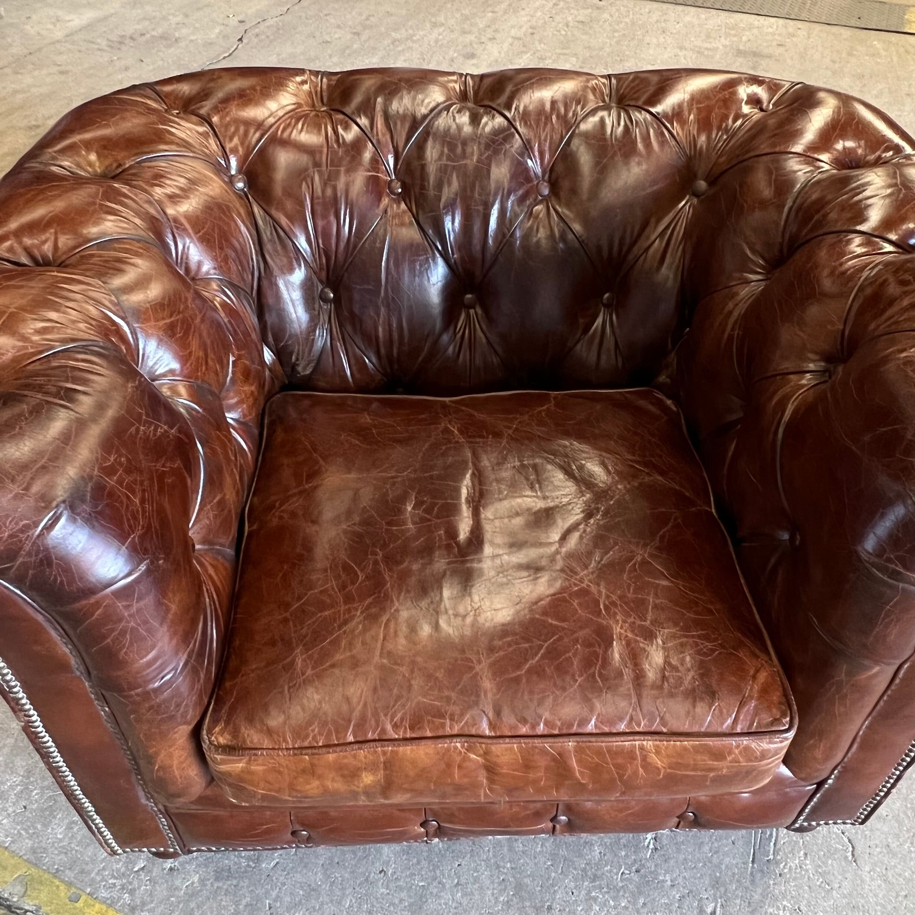 Chesterfield armchair