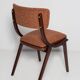 Mid-Century Modern Bumerang Chair, Orange Mix, Poland, 1960s
