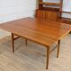 Table basse vintage en teck extensible 1960 DK