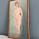 Pastel, période Art Déco signé et daté