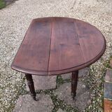 Round Half Moon Console Table