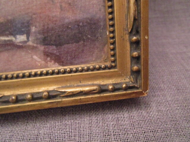 Old still life "hairy table" watercolor