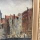 Oil on canvas "View of the city on the canal" by Franck BOGGS 19th century