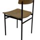Chaise Auping Carrelle Vintage Bois et Métal design années 50