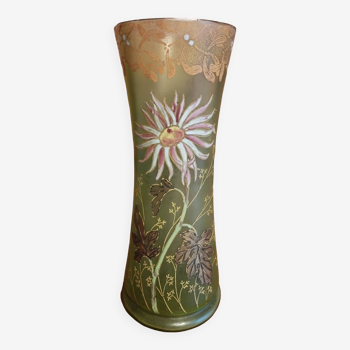 Vase en verre art nouveau