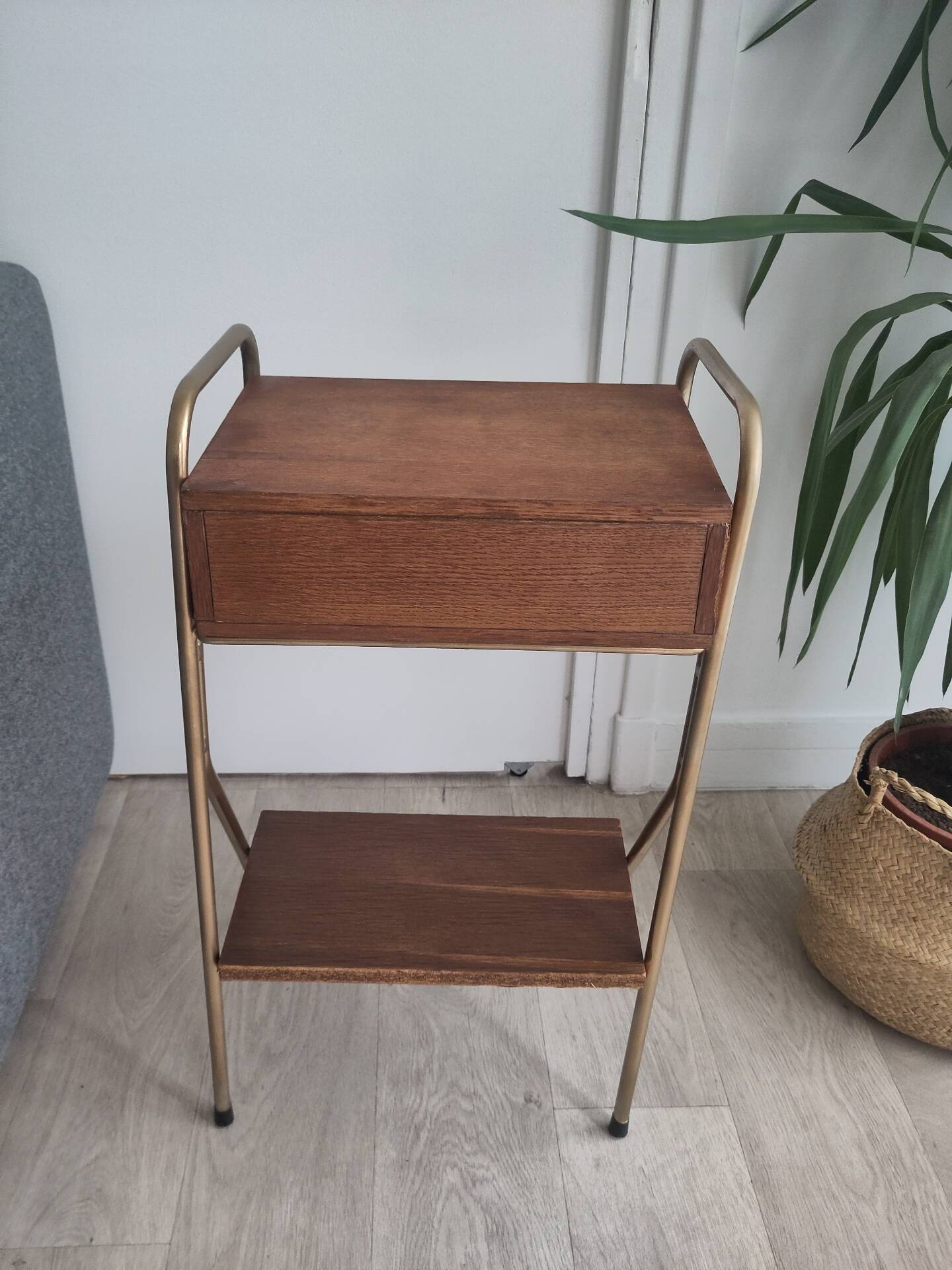 Table de chevet style Jacques Hitier