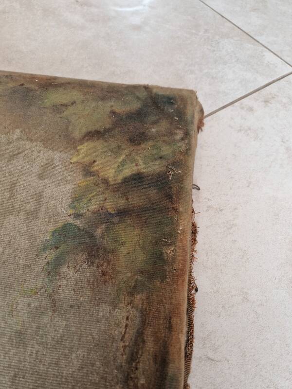 Eugène Scipion d'Harmenon (born in 1825) - Oil on woolen canvas Portrait