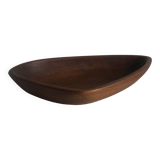 Vintage teak empty pocket free form