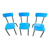 Set of 3 school chairs