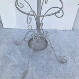 Porte manteau perroquet en fer forgé vintage