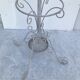 Vintage wrought iron parrot coat rack