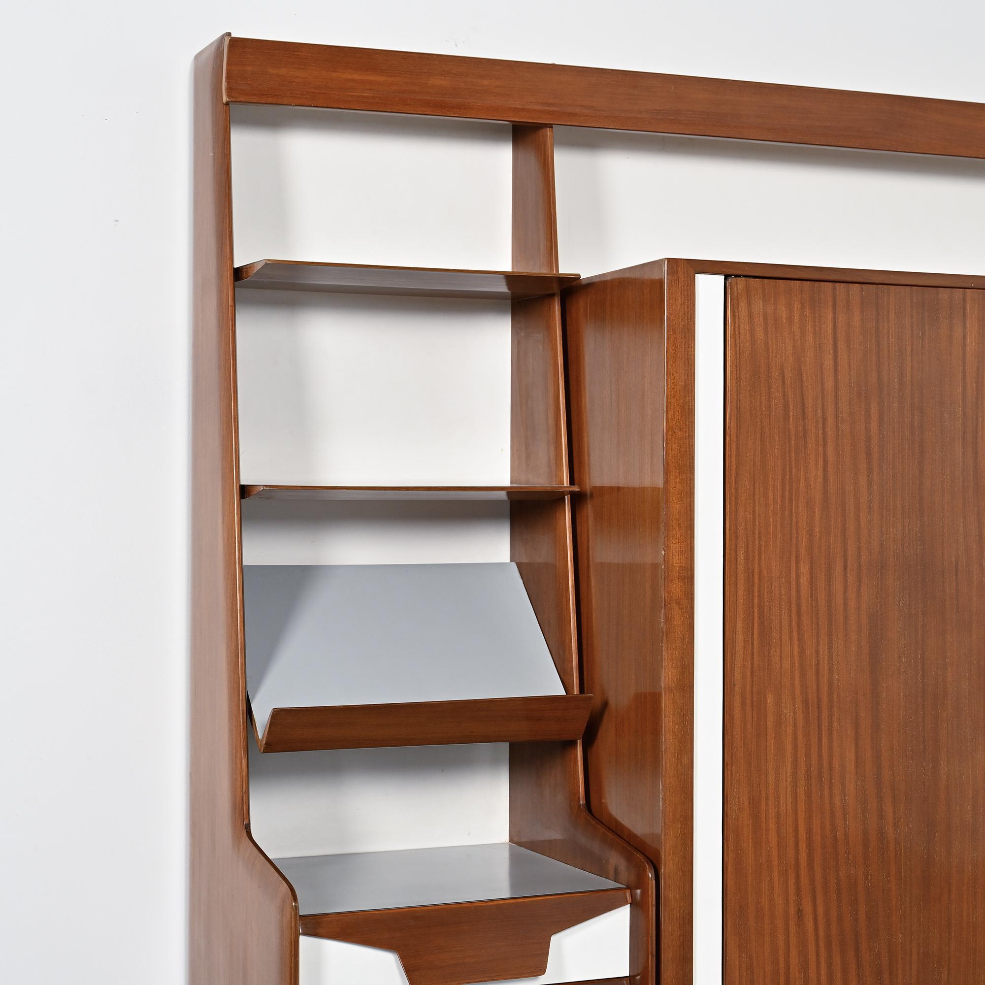 Wall unit by Gio Ponti for Prod. Italia, 1950s