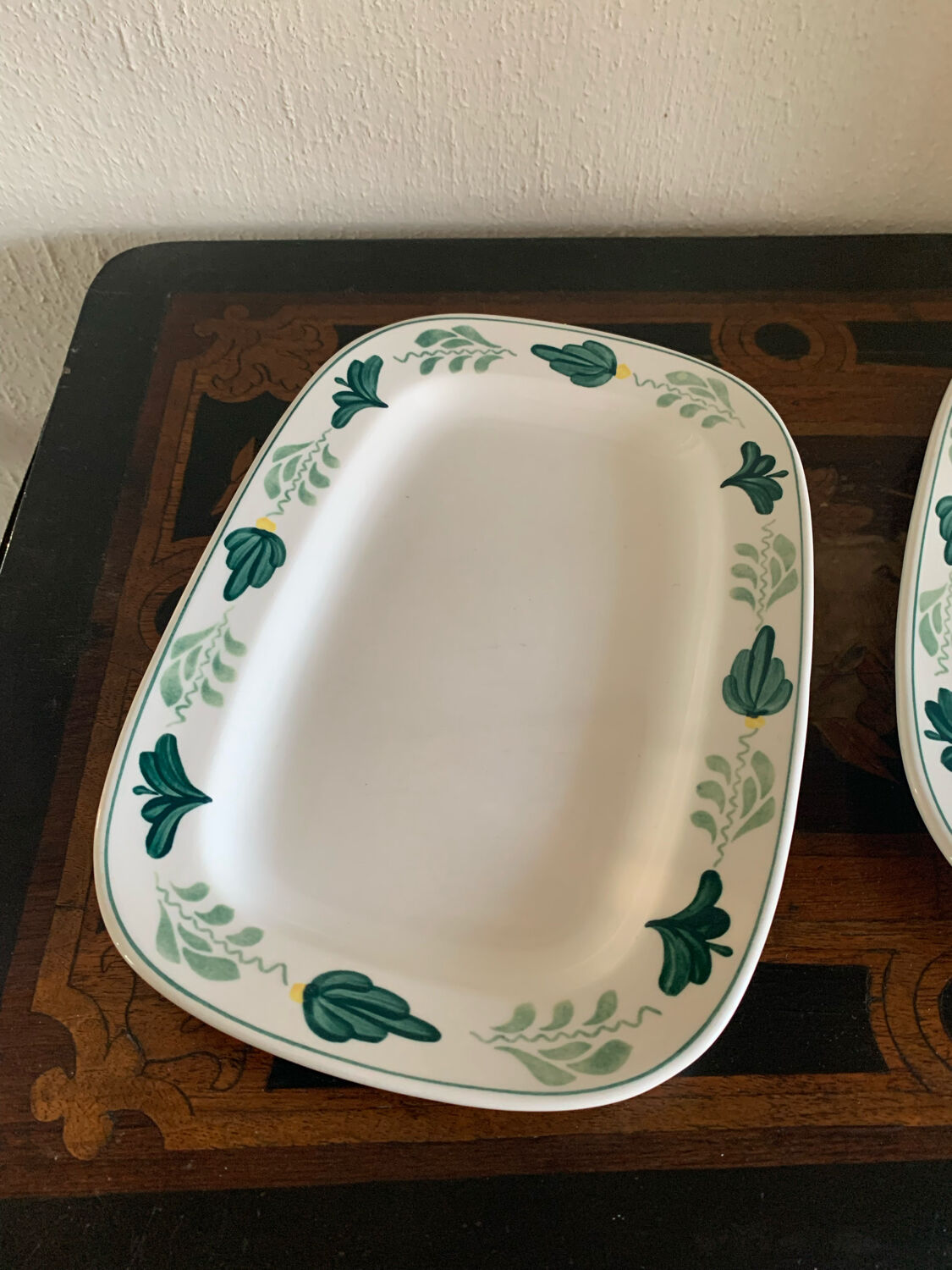 Pair of Royal Boch plates