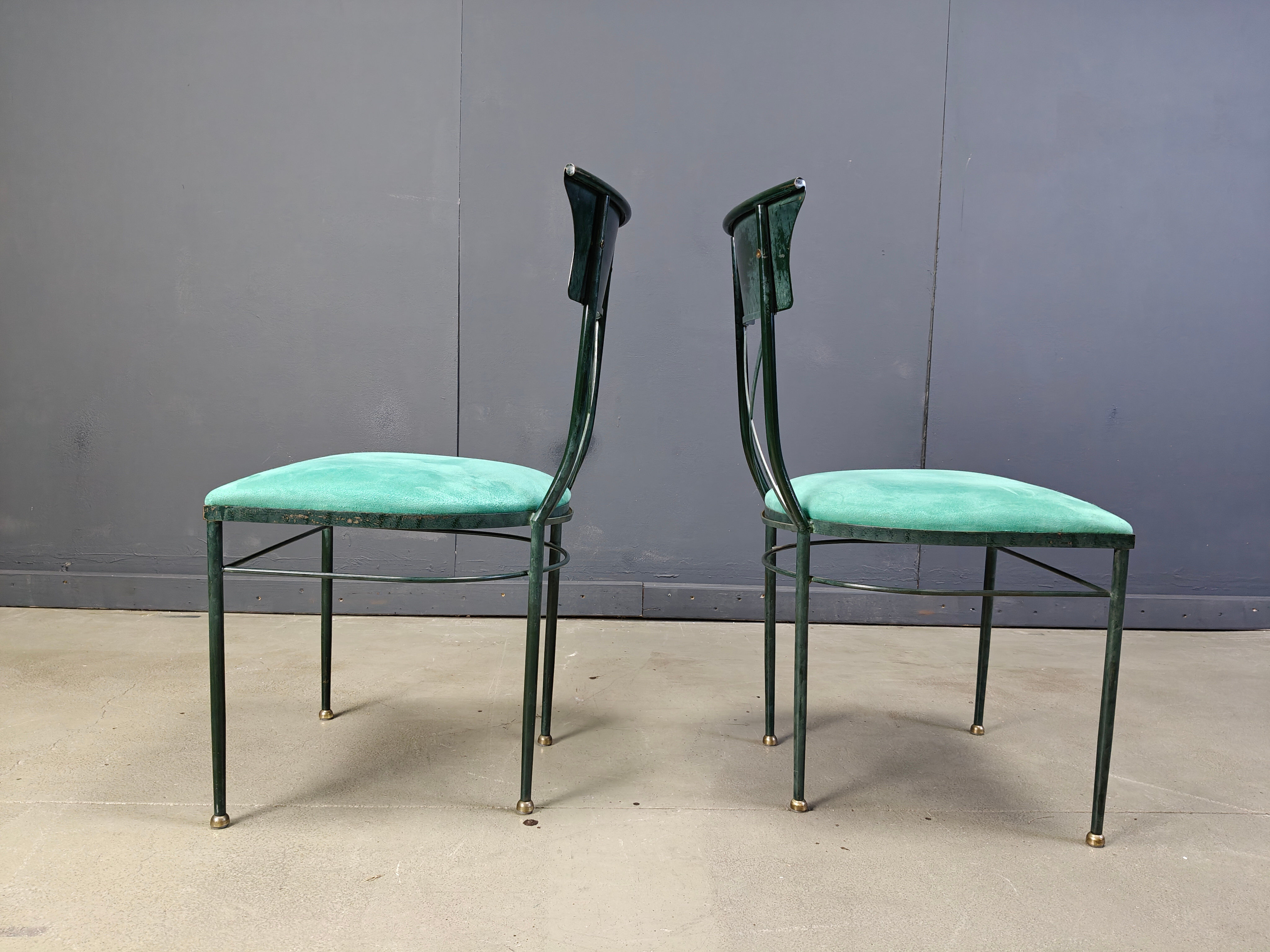 Vintage dining chairs by Belgochrom, set of 6 - 1970s