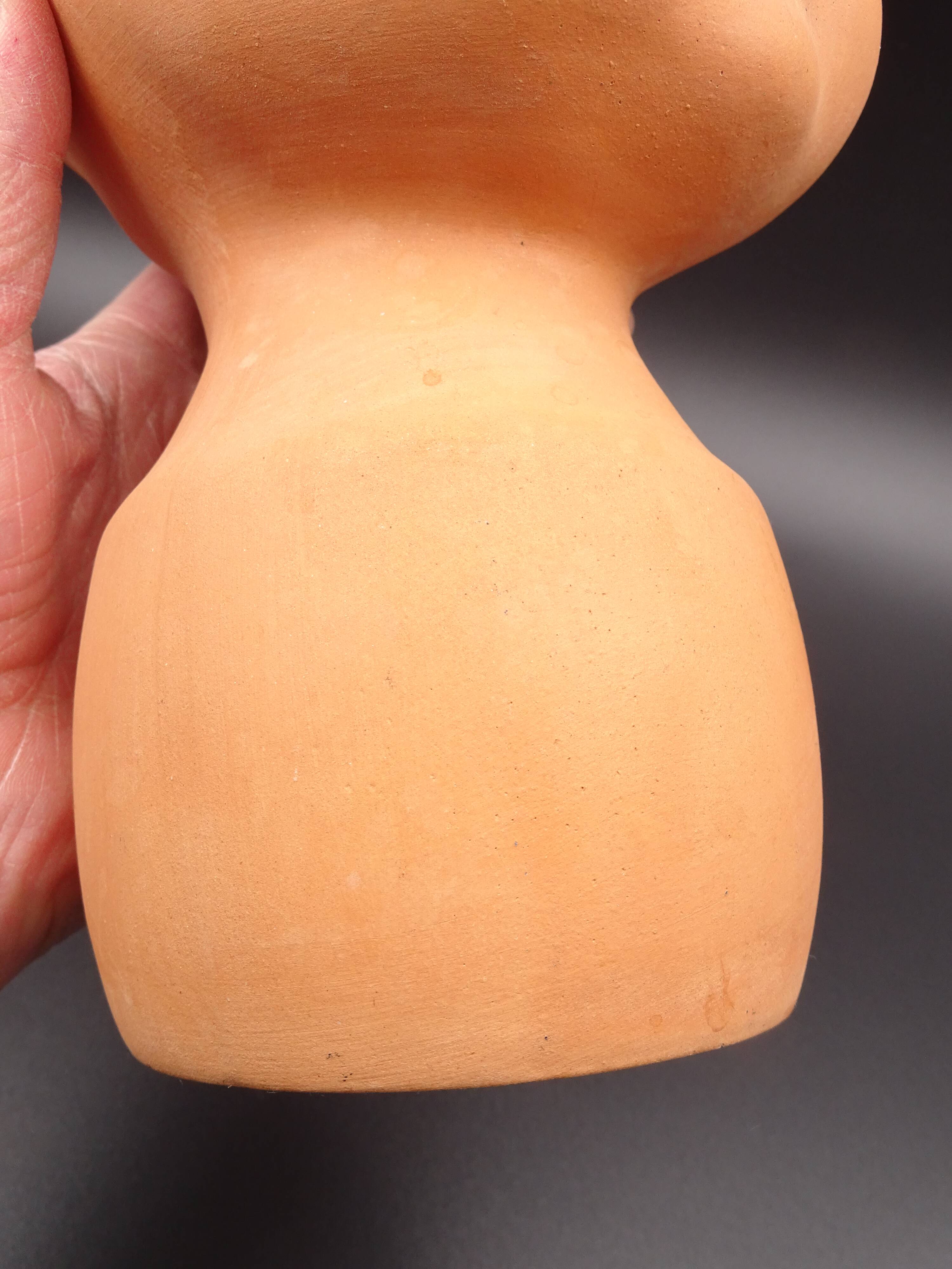 Vase in the shape of a baby's head - poupon