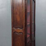 Provençal Louis XV style bookcase in solid stained wood circa 1930