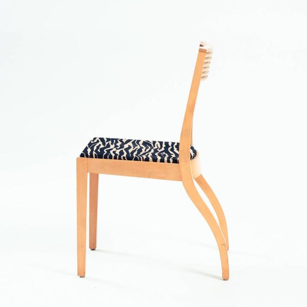 Sculptural beech chairs designed by Castelijn, 1980s