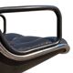 Charles Pollock Executive Knoll office chair in black leather.