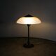 Vintage Danish Mid Century Fog & Mørup Table Lamp in Brass & Glass, 1950s