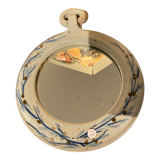 Round ceramic mirror 26x36cm