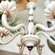 Vintage Murano chandelier in Venetian blown glass