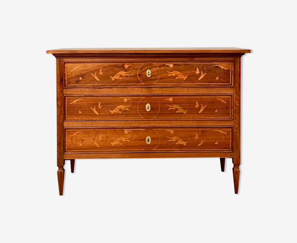 Commode italienne de style Louis XVl epoque fin XVllleme