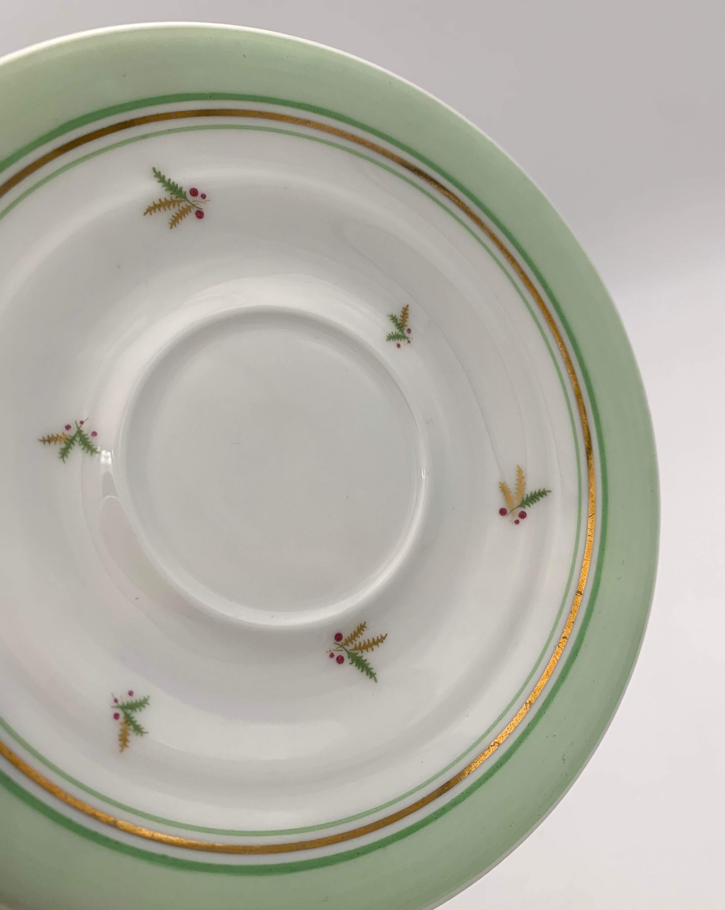 Grand service à thé/café, en porcelaine, 27 pièces, signé Giraud Brousseau Limoges années 1950